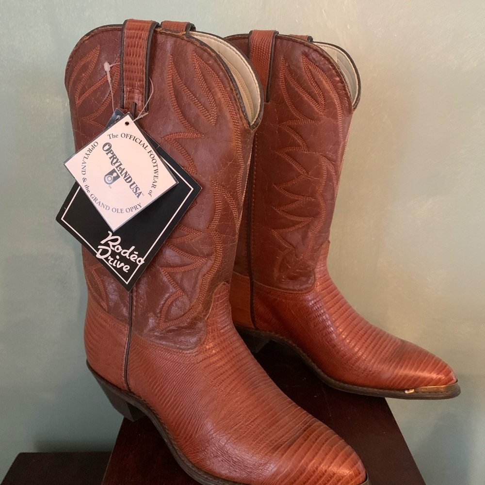 Georgia Boot Rodeo Drive New Women's Brown Leather Boots